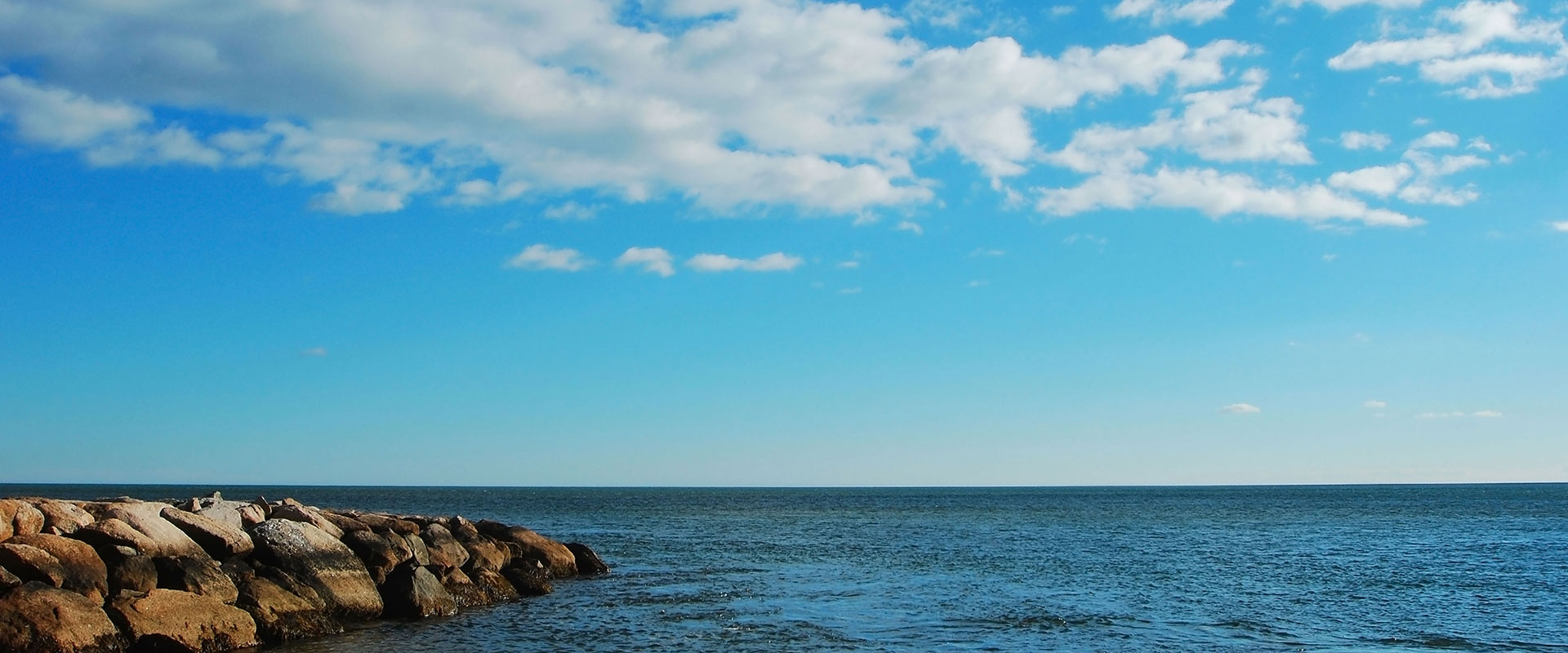 Cape Cod Beach and ocean view