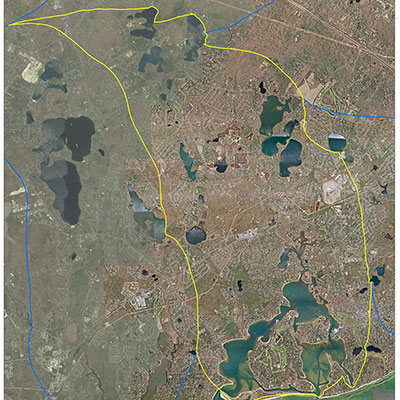 Three Bays Watershed Map